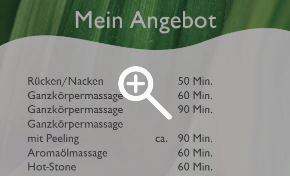 Massage in Fürth Preise Vorschau